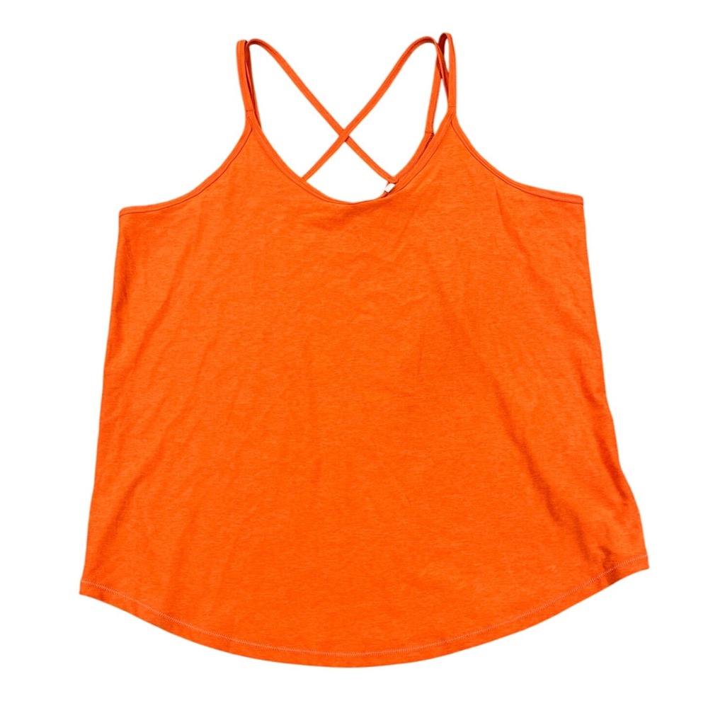 DSG Womens Strappy Movement Tank Top Ginger‎ Orange Heather Activewear